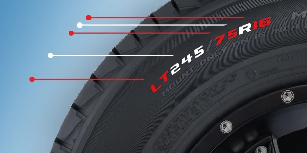 Tire marking and size, and the relationship to flood height. This