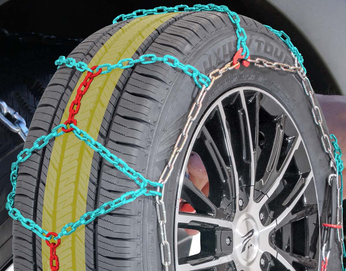 How to install snow chains on your vehicle's tires