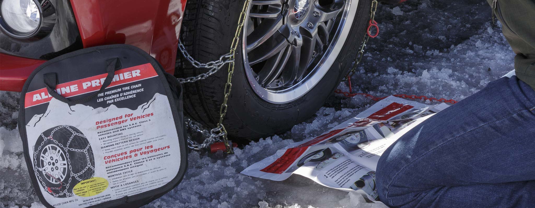 Snow chains: when to fit them, how to use them